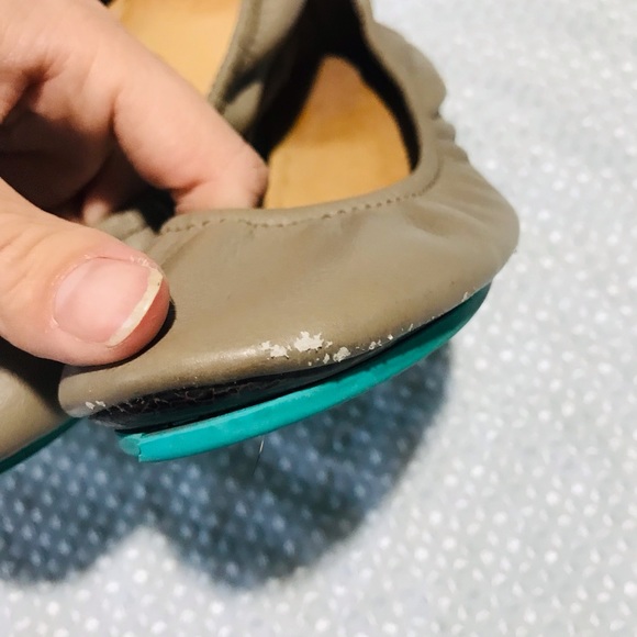 Tieks taupe flats - Picture 9 of 14